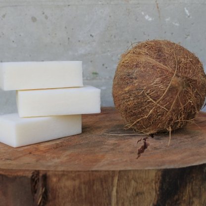 como fazer sabao de coco